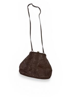 🤎 vintage brown leather mini bag 🤎